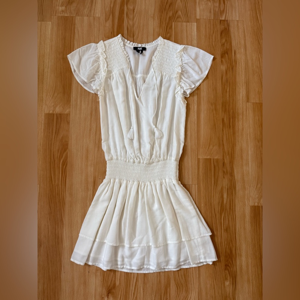 PAIGE Cristina White Dress